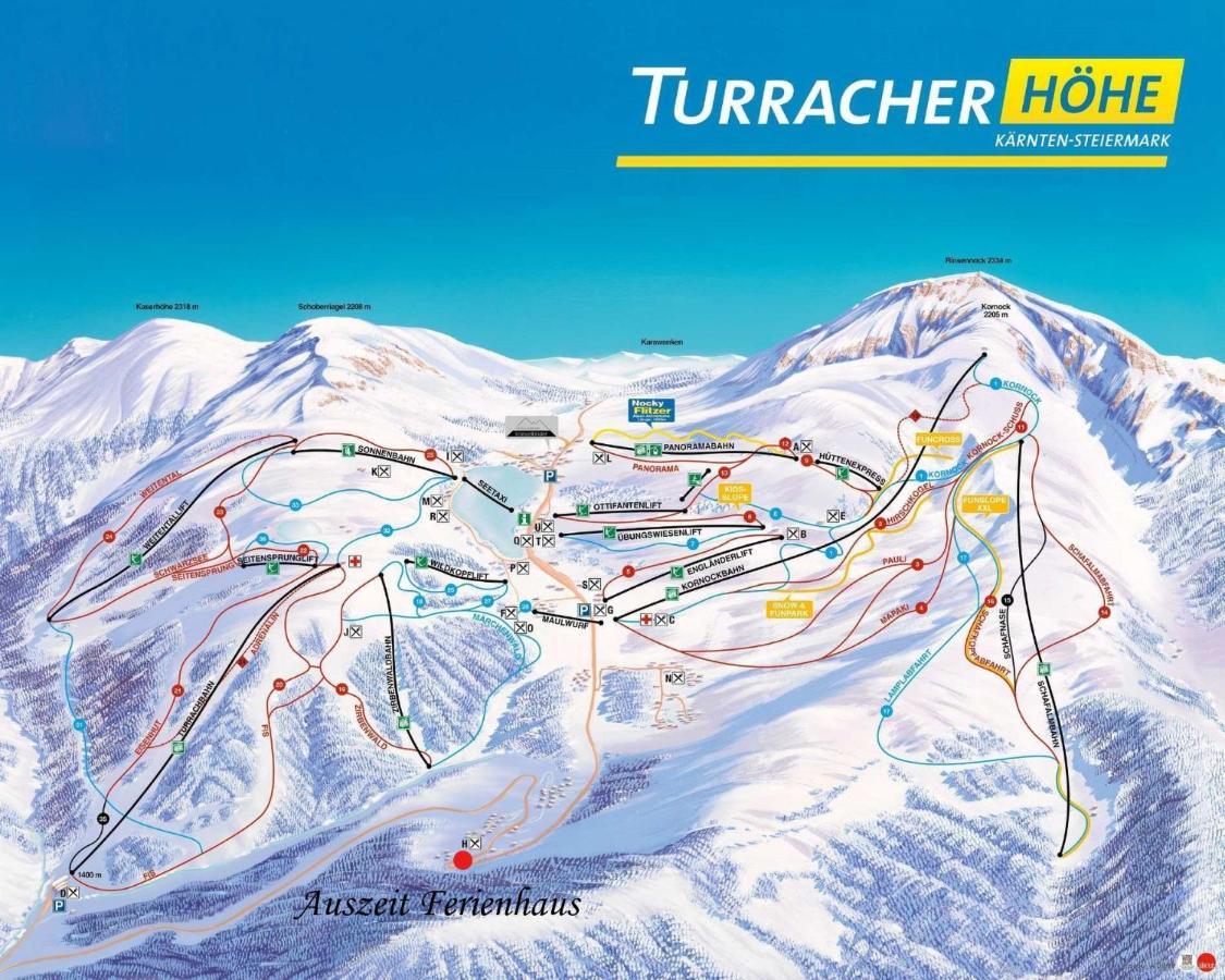 Auszeit Ferienhaus Fur 6 Personen ,Mit Grosser Terrasse Und Panoramablick, Turracher Hohe -A1 Haus 436 A Links- Exterior foto